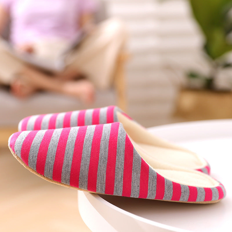 Women's Striped Slippers