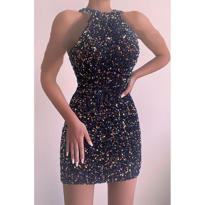 Women's Sequin Short Dress