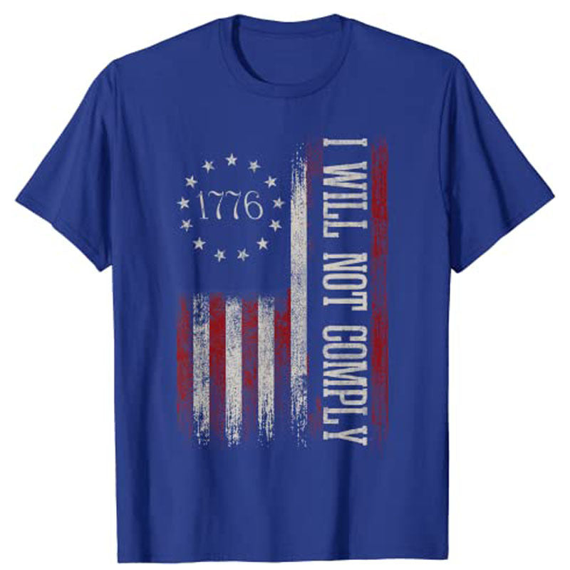 Flag "Let's Go Brandon" T-Shirt