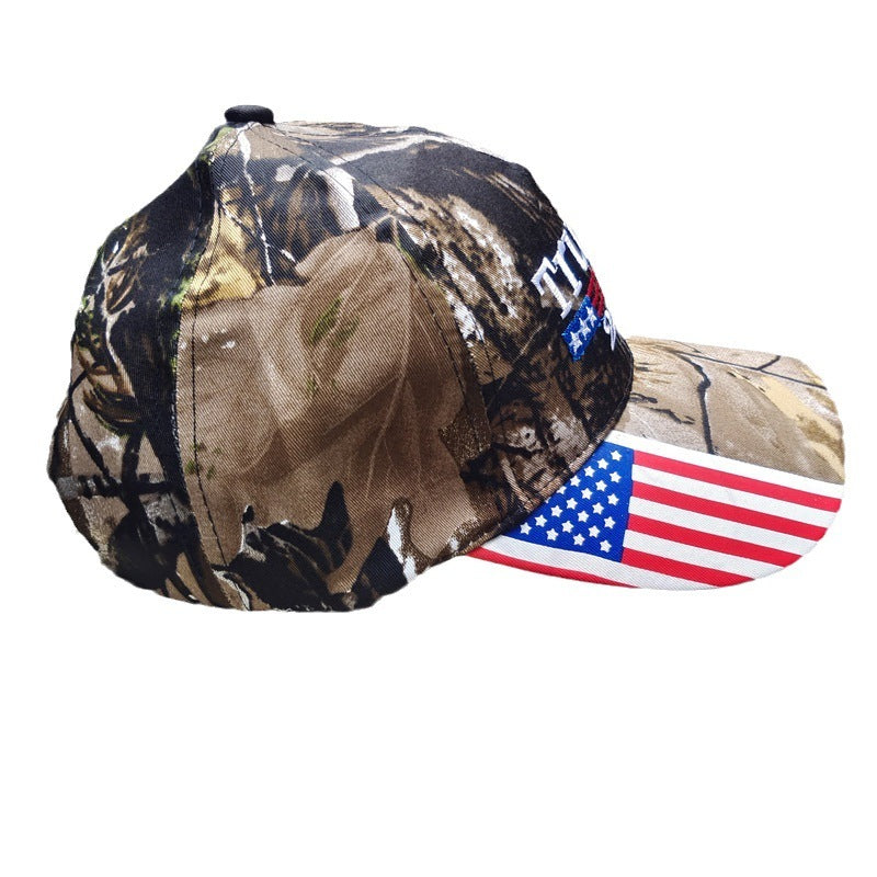 American Flag Embroidered Baseball Cap