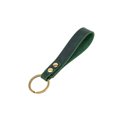 Classic Retro Leather Keyring