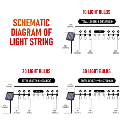 LED Solar Outside Lights