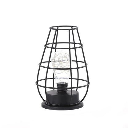 LED Retro Bulb Iron Table Light